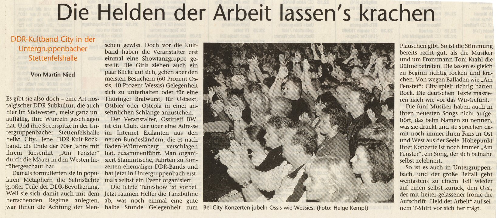 Heilbronner Stimme 12.10.2004