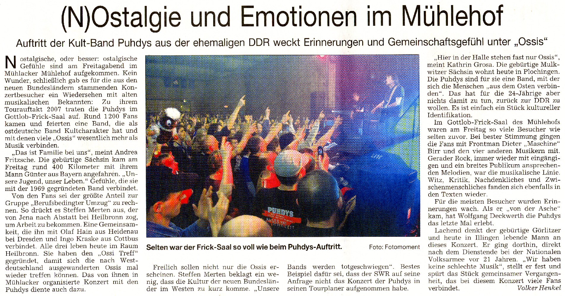 Mhlacker Tagblatt 26.03.2007
