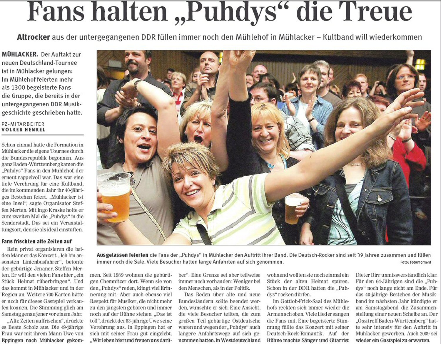 Pforzheimer Zeitung 21.04.09